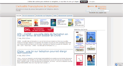 Desktop Screenshot of adoptionactu.com